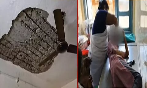 திண்டுக்கல்: விடுதி மேற்கூரை இடிந்து விபத்து - 5 மாணவிகள் உள்பட 6 பேர் படுகாயம்