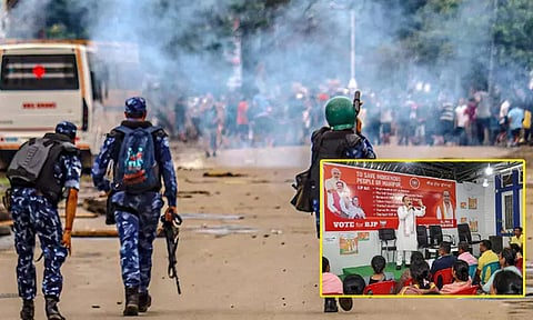 பரபரக்கும் மக்களவை தேர்தல்: மணிப்பூரின் தற்போதைய பிரசார களம் எப்படி..?