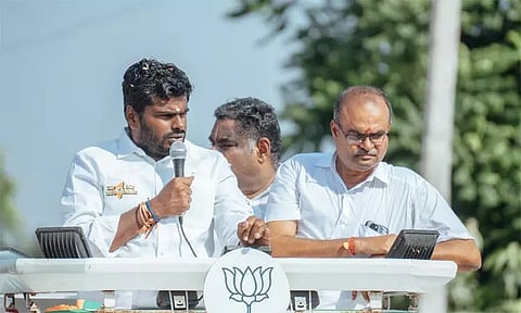 மத்திய அரசின் திட்டங்களுக்கு மக்களிடம் தி.மு.க.,வினர் லஞ்சம் வாங்குகின்றனர் - அண்ணாமலை தாக்கு