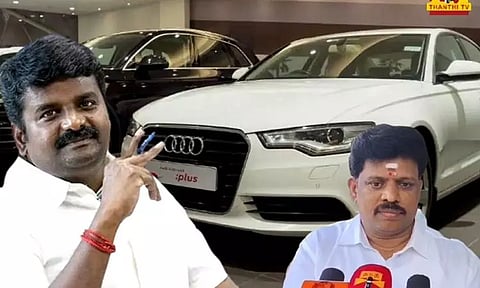 தி.மு.க.,வை விட அதிக வாக்குகள் பெற்று தந்தால் விஜயபாஸ்கருக்கு ஆடி கார் பரிசு - அ.தி.மு.க. தொண்டர் அறிவிப்பால் பரபரப்பு