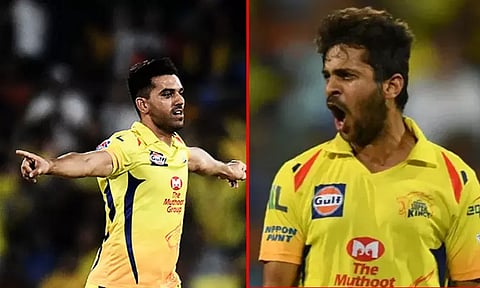 சி.எஸ்.கே. அணியில் தீபக் சாஹருக்கு பதிலாக ஷர்துல் தாக்கூர்...காரணம் என்ன..?