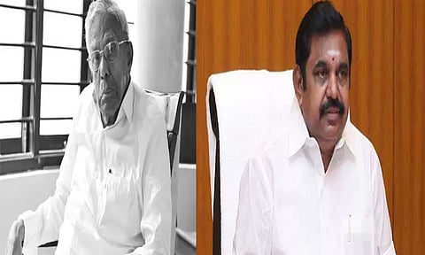 ஆர்.எம்.வீரப்பன் மறைவுக்கு எடப்பாடி பழனிசாமி இரங்கல்