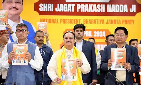 "அம்மா உணவகம் அமைக்கப்படும்" - பா.ஜனதா தேர்தல் அறிக்கையில் அறிவிப்பு