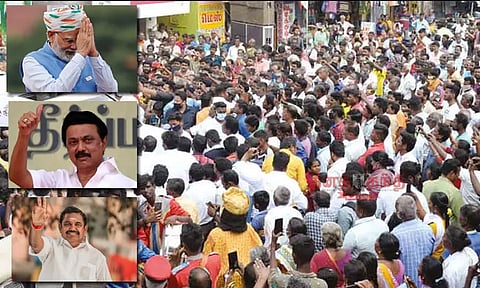 பரபரக்கும் தேர்தல் களம்: இறுதிக்கட்ட வாக்கு சேகரிப்பில் அரசியல் தலைவர்கள்