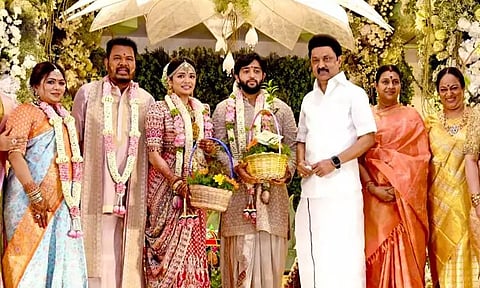 டைரக்டர் ஷங்கர் மகள் திருமணம் : நேரில் வாழ்த்திய பிரபலங்கள்