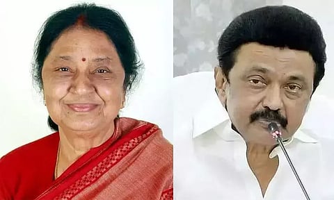 முன்னாள் அமைச்சர் இந்திரகுமாரி மறைவு: முதல்-அமைச்சர் மு.க.ஸ்டாலின் இரங்கல்