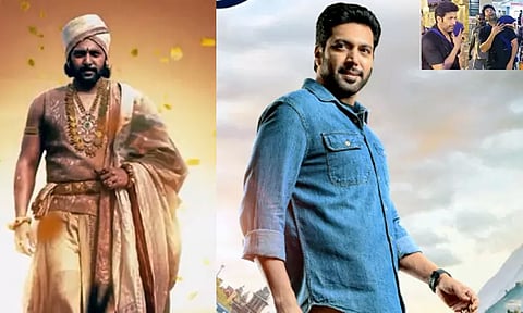 சபரிமலை அய்யப்பன் கோவிலில் சாமி தரிசனம் செய்த நடிகர் ஜெயம் ரவி