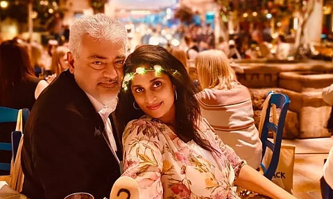 திருமண நாள் கொண்டாட்டம்... வைரலாகும் அஜித் - ஷாலினி புகைப்படம்