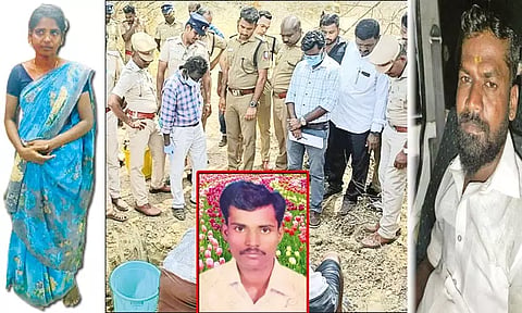 திருவாடானை அருகே பரபரப்பு: உல்லாசமாக இருக்க கணவனை கொன்ற மனைவி - கொலையில் திடுக்கிடும் தகவல்