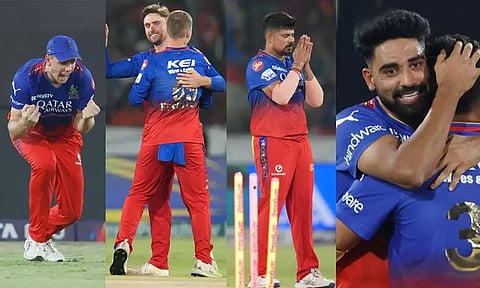 சிறப்பான பந்துவீச்சு: ஐதராபாத் அணிக்கு அதிர்ச்சி அளித்த பெங்களூரு அணி