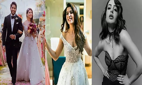 திருமண உடையை அடையாளம் தெரியாமல் மாற்றிய சமந்தா... வைரலாகும் வீடியோ