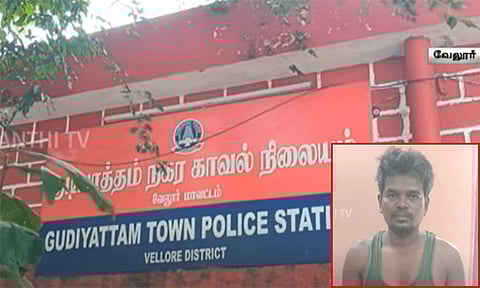 வேலூர்; வீடியோ காலில் பேசிக்கொண்டிருந்த மனைவியின் கையை வெட்டி கணவர் கைது