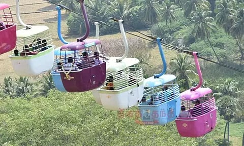 பராமரிப்பு பணிகள்: பழனி கோவிலில் இன்று ரோப் கார் சேவை ரத்து