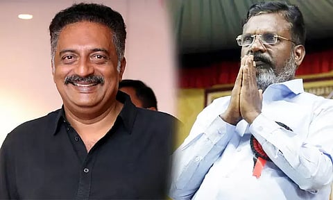 நடிகர் பிரகாஷ்ராஜுக்கு 'அம்பேத்கர் சுடர்' விருது: திருமாவளவன் அறிவிப்பு