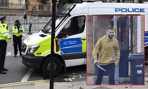 லண்டன்; வாளைக் கொண்டு பொதுமக்களை தாக்கிய நபர் கைது