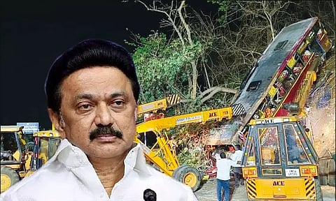 ஏற்காடு பஸ் விபத்தில் உயிரிழந்தவர்களுக்கு நிவாரண உதவிகள் வழங்கப்படும்: முதல்-அமைச்சர் மு.க.ஸ்டாலின்