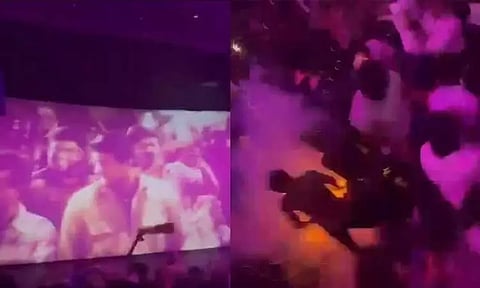 'தீனா' திரைப்படம் ரீ-ரிலீஸ்... திரையரங்கிற்குள் பட்டாசு வெடித்த அஜித் ரசிகர்கள்