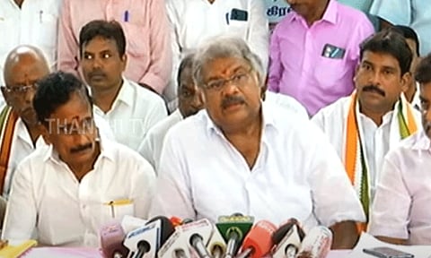 காவிரி விவகாரம்; கூட்டணி அரசியலுக்காக தி.மு.க. அரசு அமைதி காக்கிறது - ஜி.கே.வாசன் குற்றச்சாட்டு