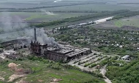 உக்ரைனின் கார்கிவ் நகரம் மீது ரஷியா டிரோன் தாக்குதல்