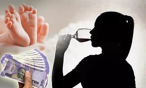 மது குடிக்க பணம் இல்லாததால் 4 மாத பெண் குழந்தையை ரூ.100-க்கு விற்ற கொடூர தாய்