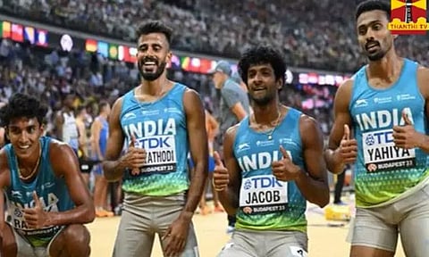 பாரீஸ் ஒலிம்பிக்: 400 மீட்டர் தொடர் ஓட்டத்திற்கு இந்திய அணிகள் தகுதி