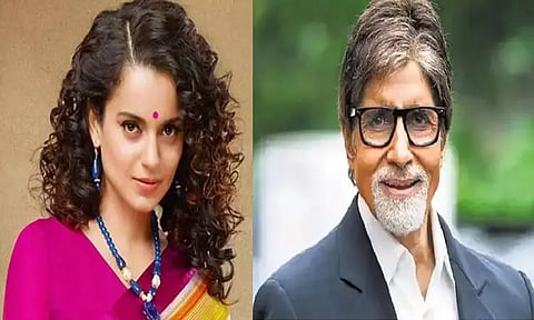 அமிதாப் பச்சனுக்கு அடுத்து சினிமாத்துறையில் எனக்குத்தான் அதிக அன்பு கிடைக்கிறது - கங்கனா