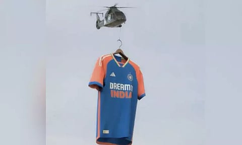 டி20 உலகக்கோப்பை: இந்திய அணிக்கு புதிய ஜெர்சி அறிமுகம்