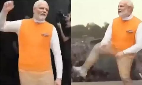 தனது ஏ.ஐ. நடன வீடியோவுக்கு பிரதமர் மோடி பாராட்டு