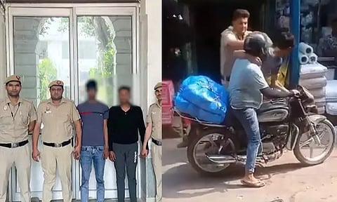 உதவுவதுபோல் நடித்து, பர்ஸ் திருட முயற்சி; ஒரு நொடியில் பிடித்த டெல்லி போலீஸ்காரர்: வைரலான வீடியோ