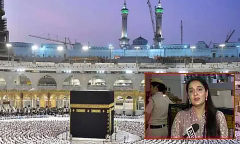 ஹஜ் பயணிகளின் புனித பயணம் தொடக்கம்; டெல்லியில் இருந்து புறப்பட்டது முதல் விமானம்