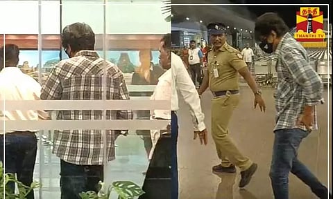 'கோட்' படப்பிடிப்புக்காக துபாய் புறப்பட்டார் நடிகர் விஜய்