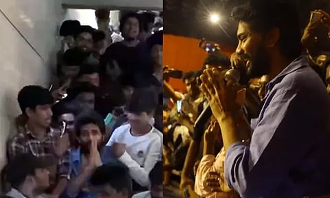 'ஸ்டார்' படம் பார்க்க சென்ற கவின் - புகைப்படம் எடுக்க குவிந்த ரசிகர்கள்