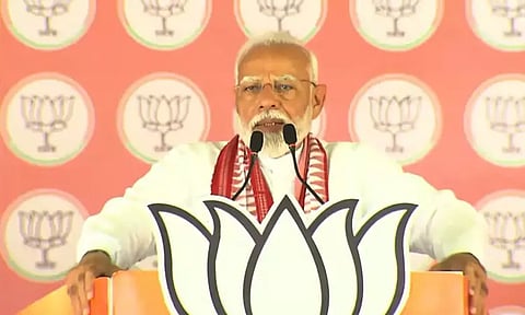 பாகிஸ்தானிடம் அணுகுண்டு உள்ளது என கூறி நாட்டை அச்சுறுத்தியது காங்கிரஸ் கட்சி: பிரதமர் மோடி