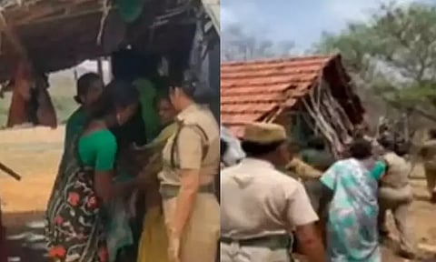 பென்னாகரத்தில் பூர்வ குடி மக்களை வெளியேற்றிய விவகாரம்: வனத்துறை விளக்கம்