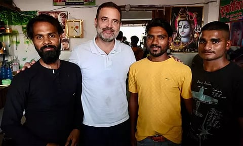 ராகுல்காந்தியின் புதிய லுக்: இணையத்தில் வைரல்