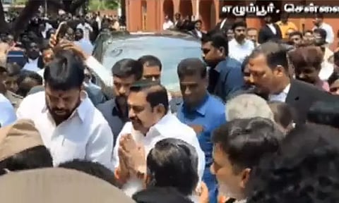 தயாநிதி மாறன் தொடர்ந்த அவதூறு வழக்கு: கோர்ட்டில் ஆஜரான எடப்பாடி பழனிசாமி - விசாரணை ஒத்திவைப்பு