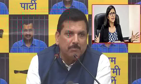 பெண் எம்.பி. சுவாதி மாலிவால் தாக்கப்பட்ட விவகாரத்தில் மவுனம் கலைத்த ஆம் ஆத்மி கட்சி