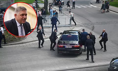 சுலோவக்கியா பிரதமர் துப்பாக்கி சூட்டில் காயம்