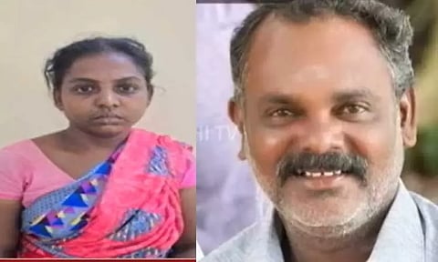 செல்போனை விற்று மது அருந்தியதால் ஆத்திரம்... கணவனை கட்டையால் அடித்துக் கொன்ற மனைவி