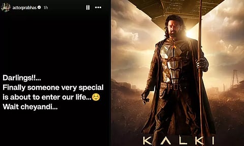 டார்லிங்ஸ்...- பிரபாசின் இணையத்தள பதிவு வைரல் - உற்சாகத்தில் ரசிகர்கள்