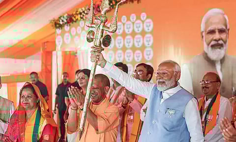 காங்கிரஸ், சமாஜ்வாடி வெற்றி பெற்றால் ராமர் கோயிலை புல்டோசர் வைத்து இடிப்பார்கள் - பிரதமர் மோடி பேச்சு