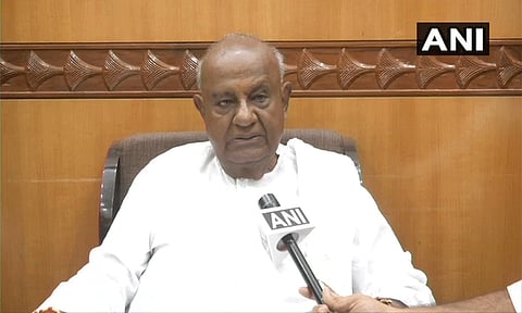 Deve Gowda about Prajwal Revanna