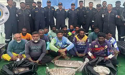 Sri Lankan Fishermen in Puzhal Jail