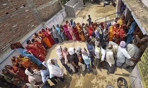 Polling in Jhansi