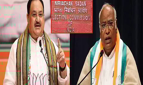 பிரசாரத்தில் நிதானத்தை கடைபிடியுங்கள் - பா.ஜ.க., காங்கிரசுக்கு தேர்தல் ஆணையம் உத்தரவு