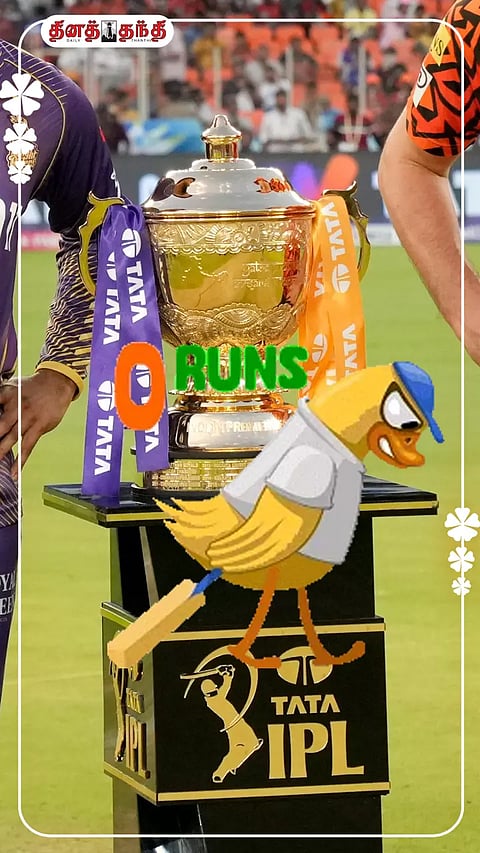 ஐ.பி.எல் வரலாற்றில் அதிகமுறை டக் அவுட் ஆன  டாப் 09 வீரர்களின் பட்டியல்..!