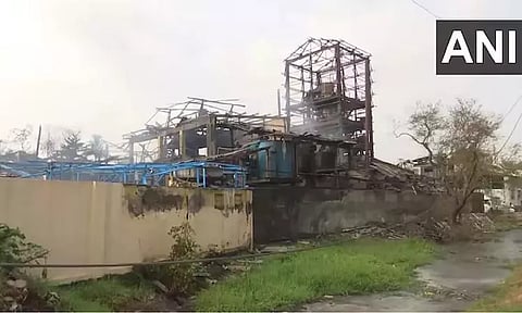 தானே அருகே ரசாயன ஆலையில் பாய்லர் வெடித்து விபத்து