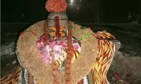 பவுர்ணமியை முன்னிட்டு பருவதமலை உச்சிக்கு சென்று பக்தர்கள் தரிசனம்