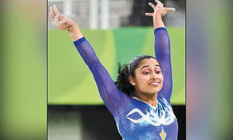 ஆசிய ஜிம்னாஸ்டிக்ஸ் சாம்பியன்ஷிப்: தங்கம் வென்று வரலாறு படைத்த இந்திய வீராங்கனை