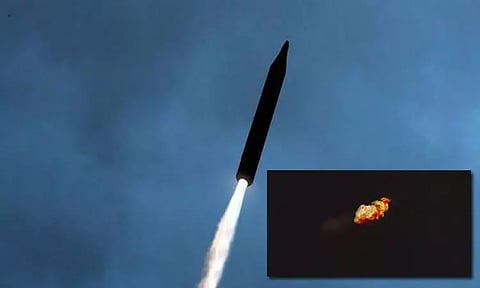 வடகொரியாவின் செயற்கைக்கோள் ஏவுதல் தோல்வி: நடுவானில் வெடித்து சிதறிய ராக்கெட்